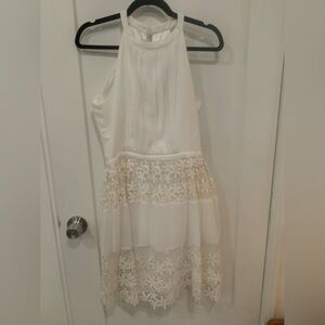 Aina Be M White Lace Dress